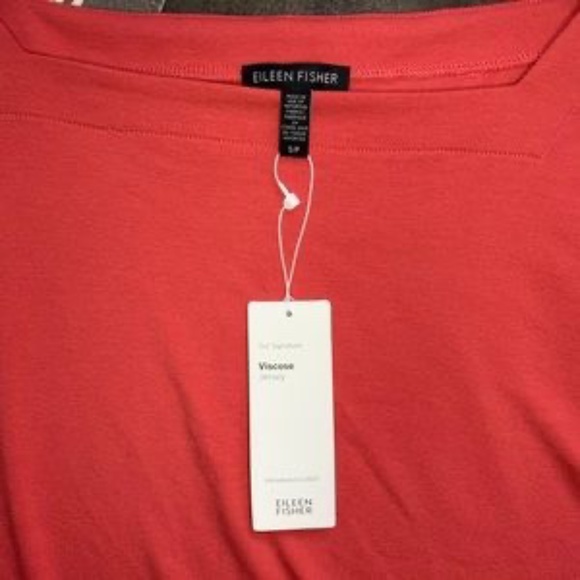 Eileen Fisher Square Neck Top SP NWT - Picture 6 of 11